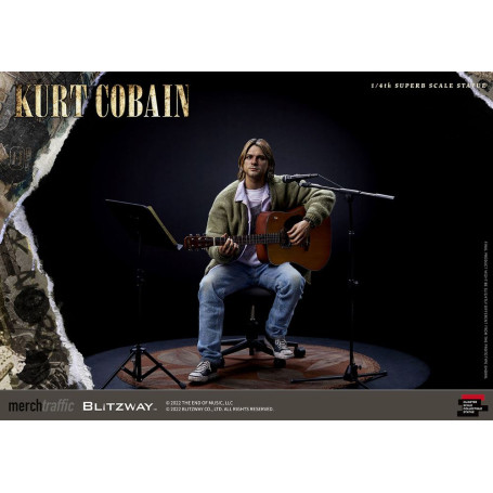 Prime 1 Studio/Blitzway - Kurt Cobain Superb Scale 1/4 Unplugged statuette
