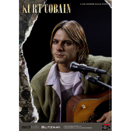 Prime 1 Studio/Blitzway - Kurt Cobain Superb Scale 1/4 Unplugged statuette