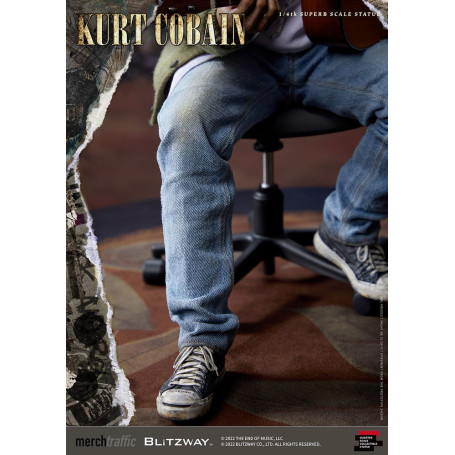 Prime 1 Studio/Blitzway - Kurt Cobain Superb Scale 1/4 Unplugged statuette