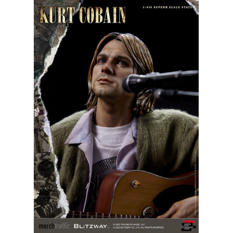 Prime 1 Studio/Blitzway - Kurt Cobain Superb Scale 1/4 Unplugged statuette