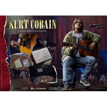 Prime 1 Studio/Blitzway - Kurt Cobain Superb Scale 1/4 Unplugged statuette