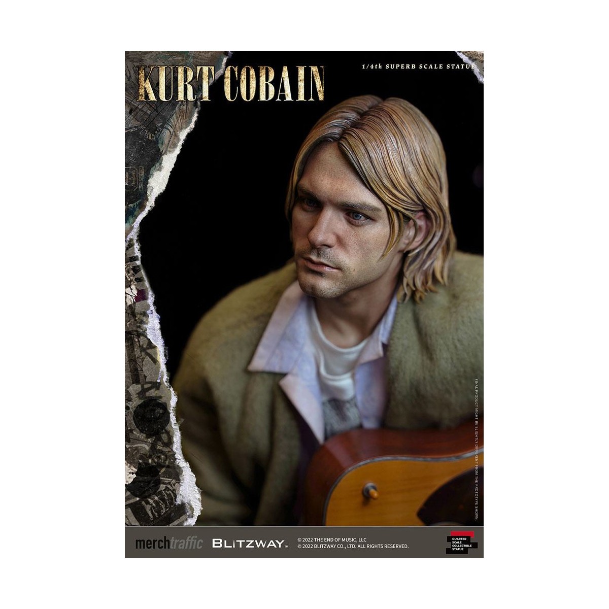 Prime 1 Studio/Blitzway - Kurt Cobain Superb Scale 1/4 Unplugged statuette