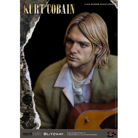 Prime 1 Studio/Blitzway - Kurt Cobain Superb Scale 1/4 Unplugged statuette