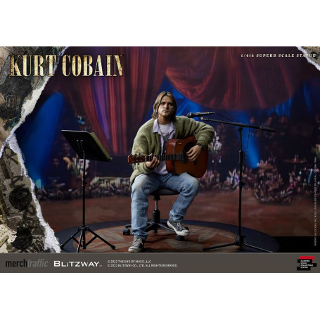 Prime 1 Studio/Blitzway - Kurt Cobain Superb Scale 1/4 Unplugged statuette