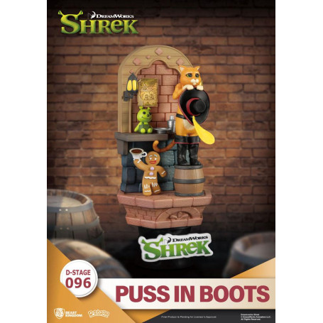 Beast Kingdom Shrek Diorama - Puss in Boots PVC D-Stage