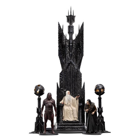 Weta - The Lord of the Rings - Saruman the White on Throne statue 1/6
