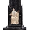 Weta - The Lord of the Rings - Saruman the White on Throne statue 1/6