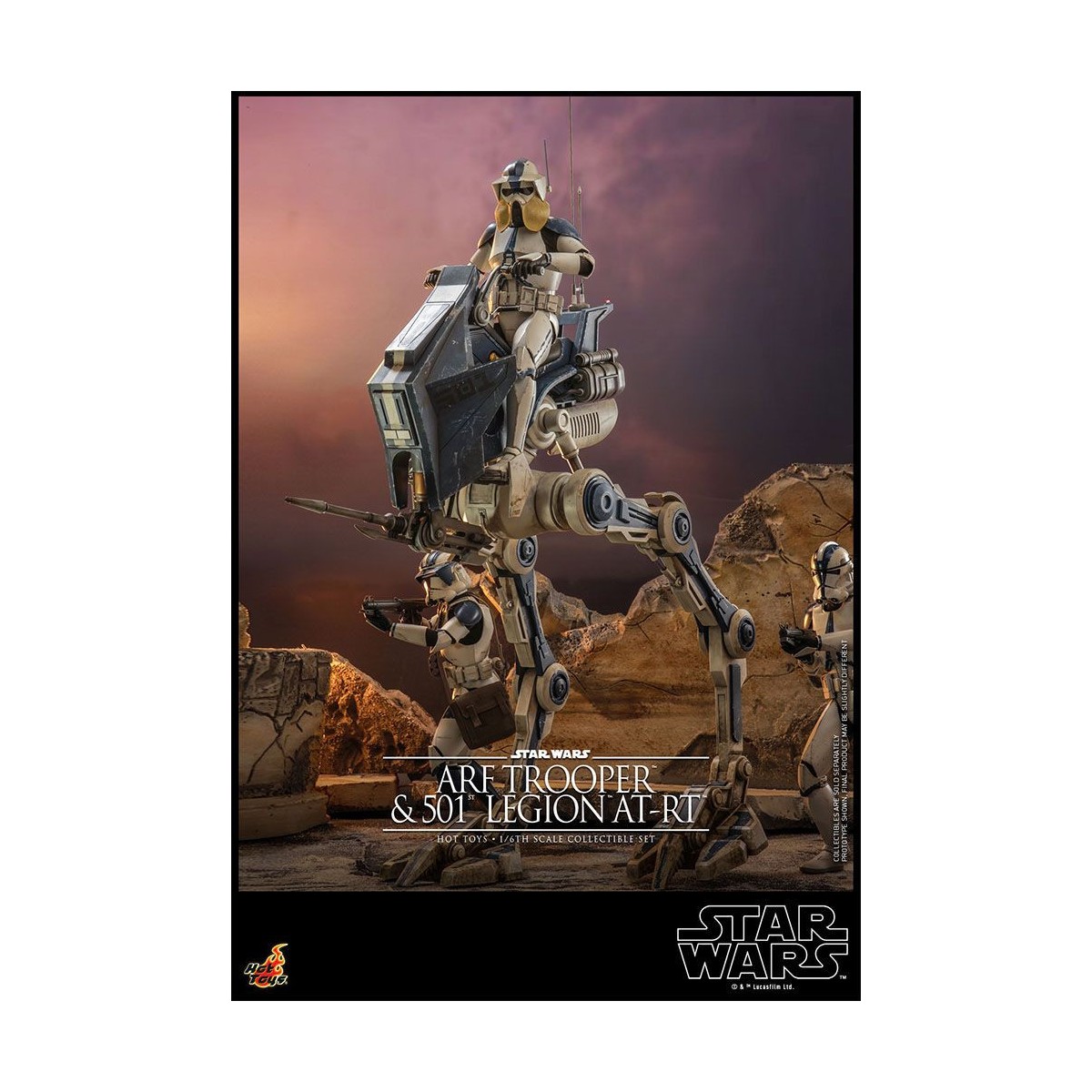 Hot Toys Star Wars - ARF Trooper & 501st Legion AT-RT - The Clone Wars 1/6