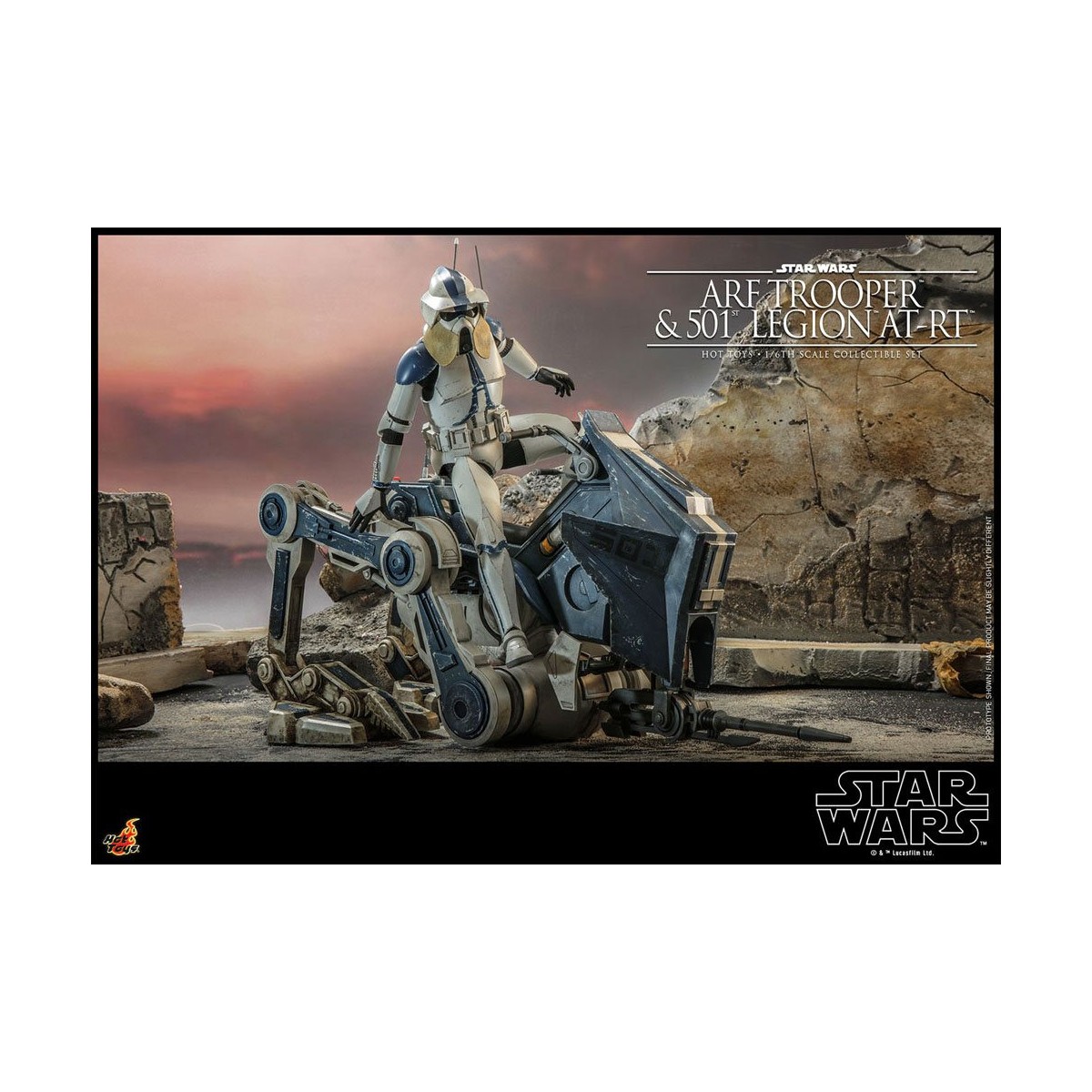Hot Toys Star Wars - ARF Trooper & 501st Legion AT-RT - The Clone Wars 1/6