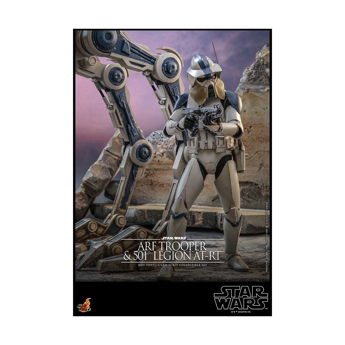 Hot Toys Star Wars - ARF Trooper & 501st Legion AT-RT - The Clone Wars 1/6
