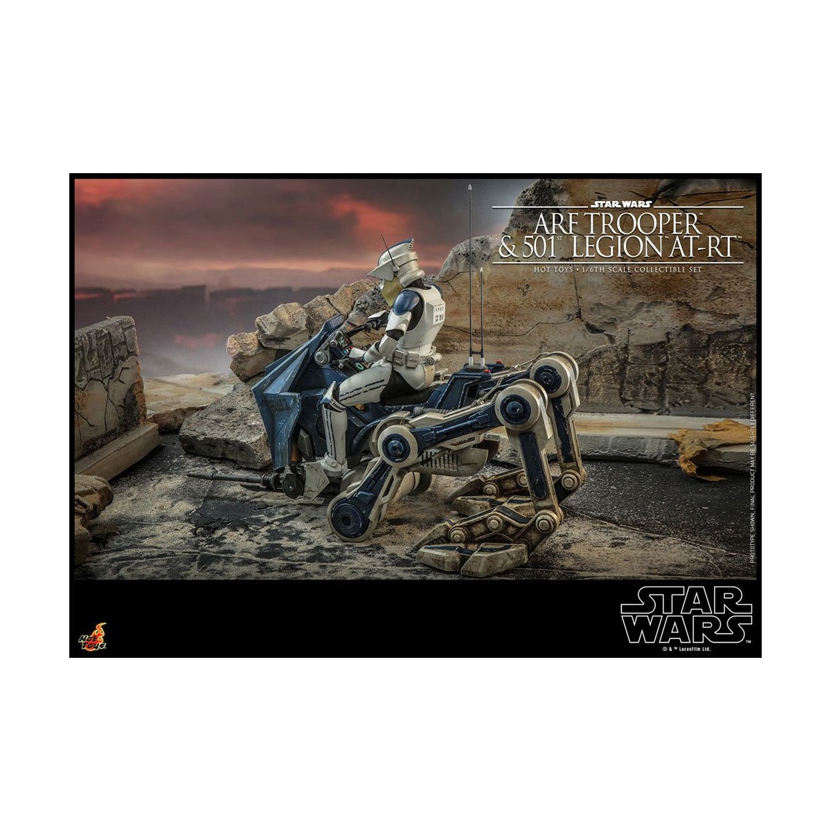 Hot Toys Star Wars - ARF Trooper & 501st Legion AT-RT - The Clone Wars 1/6