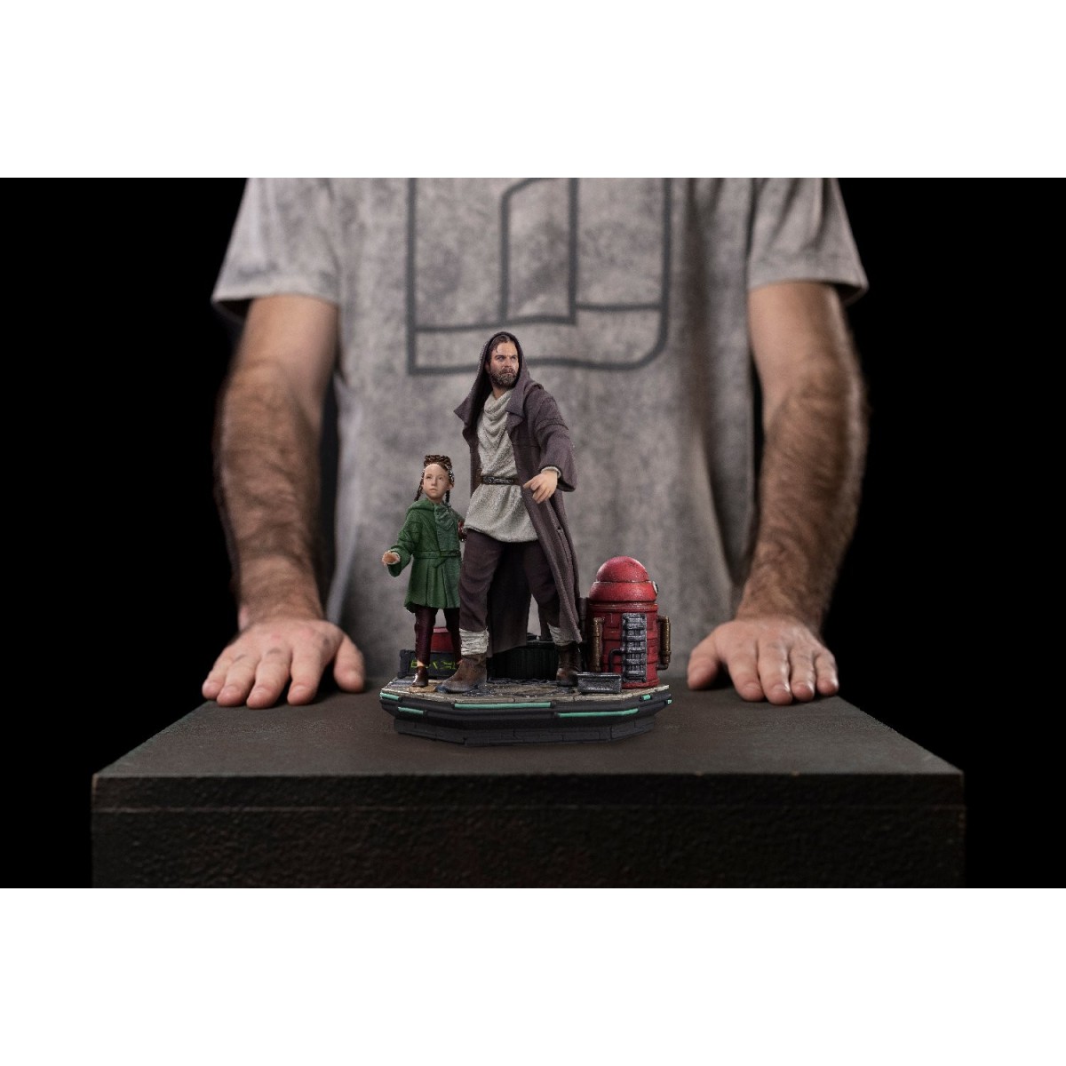 IRON STUDIOS - Obi-Wan and Young Leia Deluxe Art Scale 1/10 - Star Wars Obi-Wan Kenobi