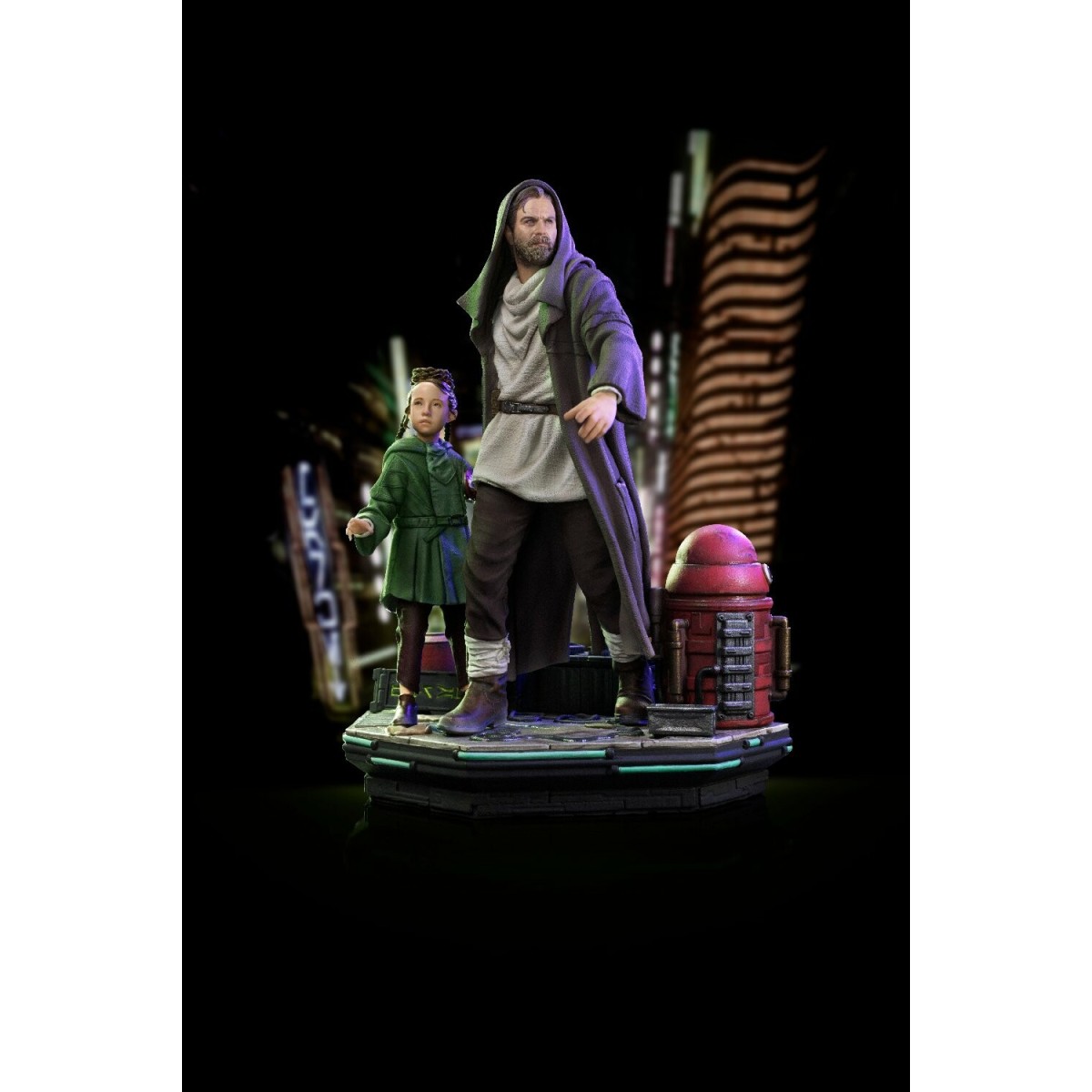 IRON STUDIOS - Obi-Wan and Young Leia Deluxe Art Scale 1/10 - Star Wars Obi-Wan Kenobi
