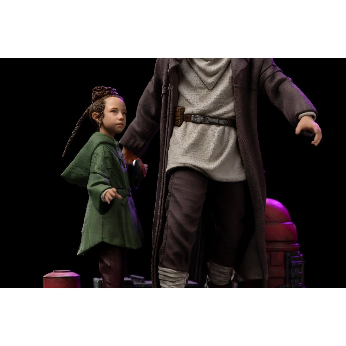 IRON STUDIOS - Obi-Wan and Young Leia Deluxe Art Scale 1/10 - Star Wars Obi-Wan Kenobi