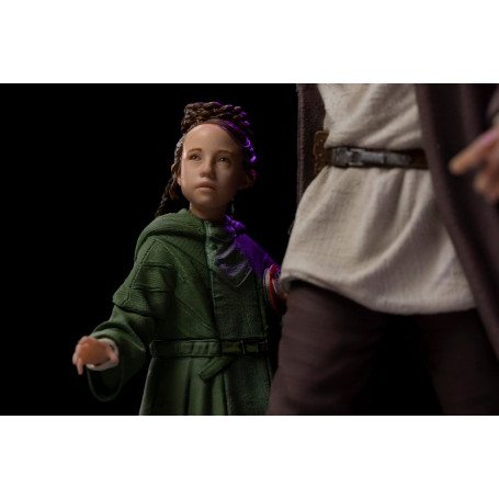 IRON STUDIOS - Obi-Wan and Young Leia Deluxe Art Scale 1/10 - Star Wars Obi-Wan Kenobi