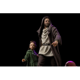 IRON STUDIOS - Obi-Wan and Young Leia Deluxe Art Scale 1/10 - Star Wars Obi-Wan Kenobi
