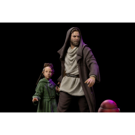 IRON STUDIOS - Obi-Wan and Young Leia Deluxe Art Scale 1/10 - Star Wars Obi-Wan Kenobi