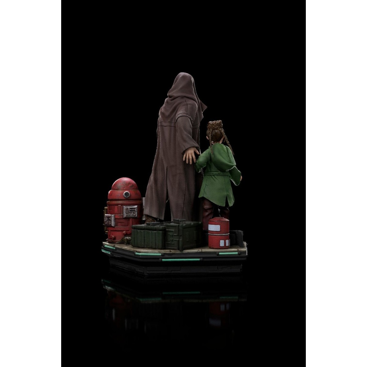 IRON STUDIOS - Obi-Wan and Young Leia Deluxe Art Scale 1/10 - Star Wars Obi-Wan Kenobi