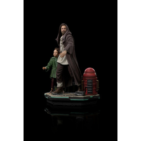 IRON STUDIOS - Obi-Wan and Young Leia Deluxe Art Scale 1/10 - Star Wars Obi-Wan Kenobi