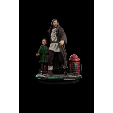 IRON STUDIOS - Obi-Wan and Young Leia Deluxe Art Scale 1/10 - Star Wars Obi-Wan Kenobi