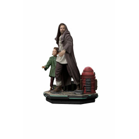 IRON STUDIOS - Obi-Wan and Young Leia Deluxe Art Scale 1/10 - Star Wars Obi-Wan Kenobi