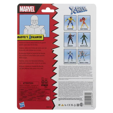 Marvel Legends Series - Avalanche - The Uncanny X-Men Retro Packaging
