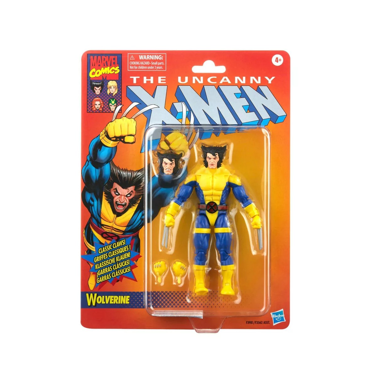 Marvel Legends Series - Wolverine Jim Lee Uniform - The Uncanny X-Men Retro Packaging