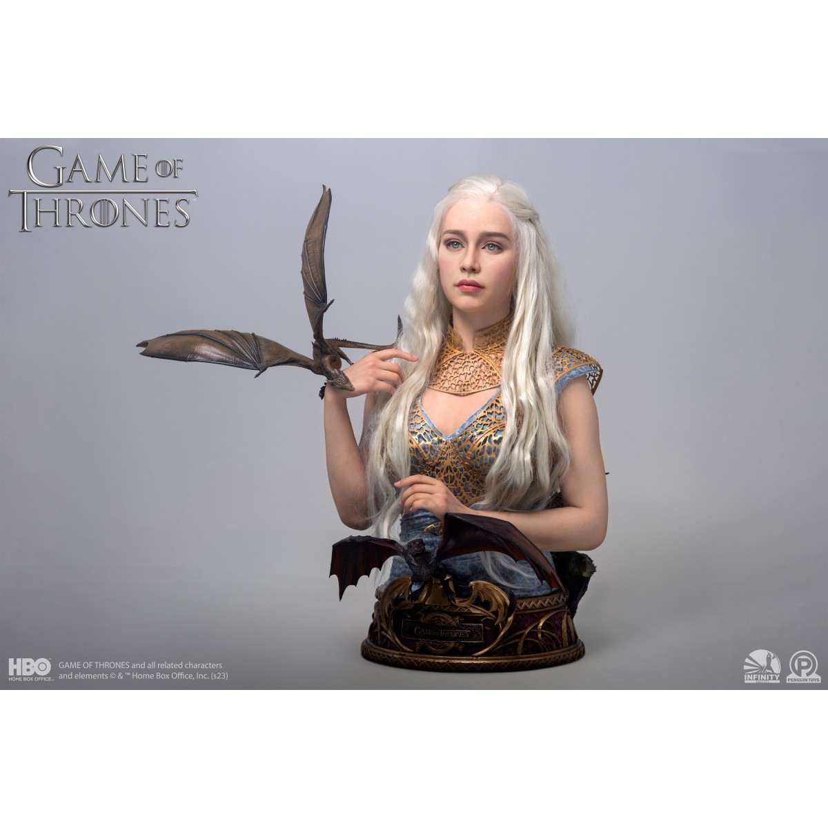 INFINITY STUDIO x PENGUIN TOYS - DAENERYS TARGARYEN Bust 1/1 - Game Of Thrones