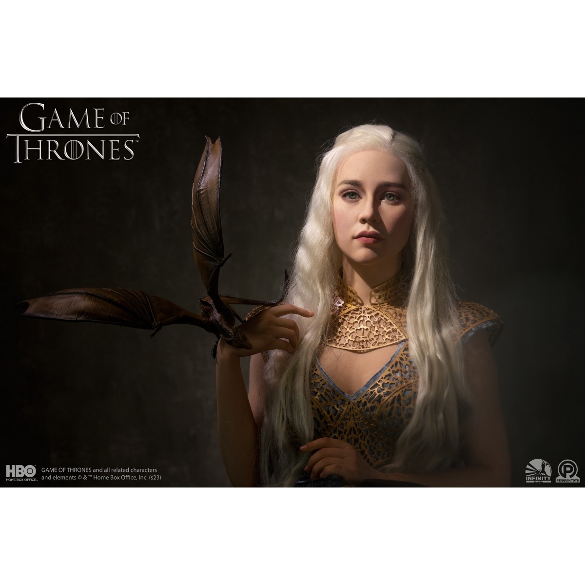 INFINITY STUDIO x PENGUIN TOYS - DAENERYS TARGARYEN Bust 1/1 - Game Of Thrones
