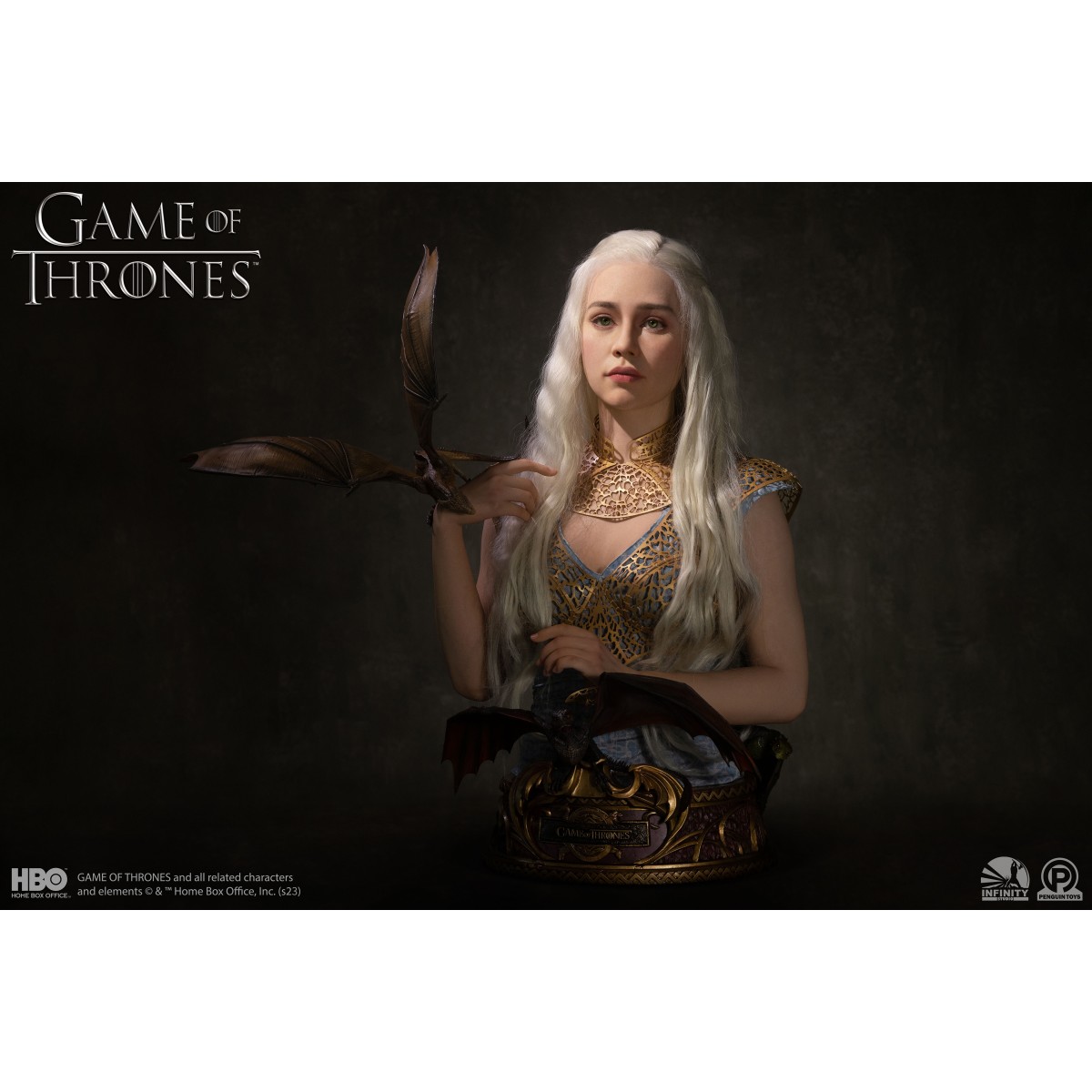 INFINITY STUDIO x PENGUIN TOYS - DAENERYS TARGARYEN Bust 1/1 - Game Of Thrones