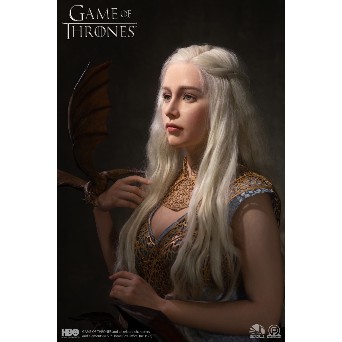 INFINITY STUDIO x PENGUIN TOYS - DAENERYS TARGARYEN Bust 1/1 - Game Of Thrones