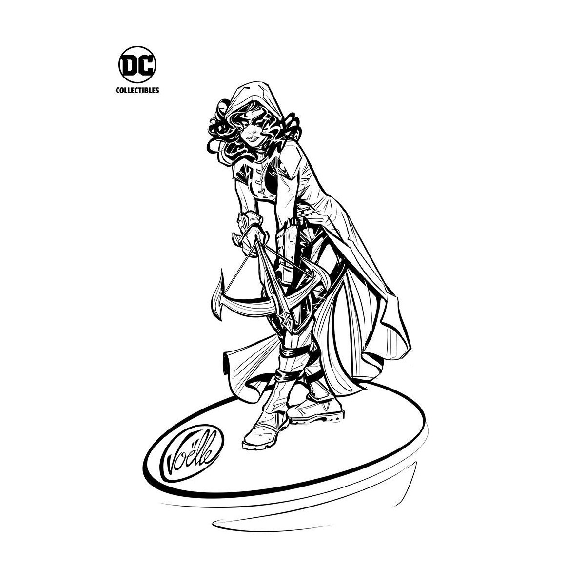 DC Cover Girls - Huntress by Joelle Jones