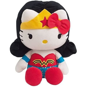 Hello Kitty DC Comics peluche Wonderwoman 27 cm