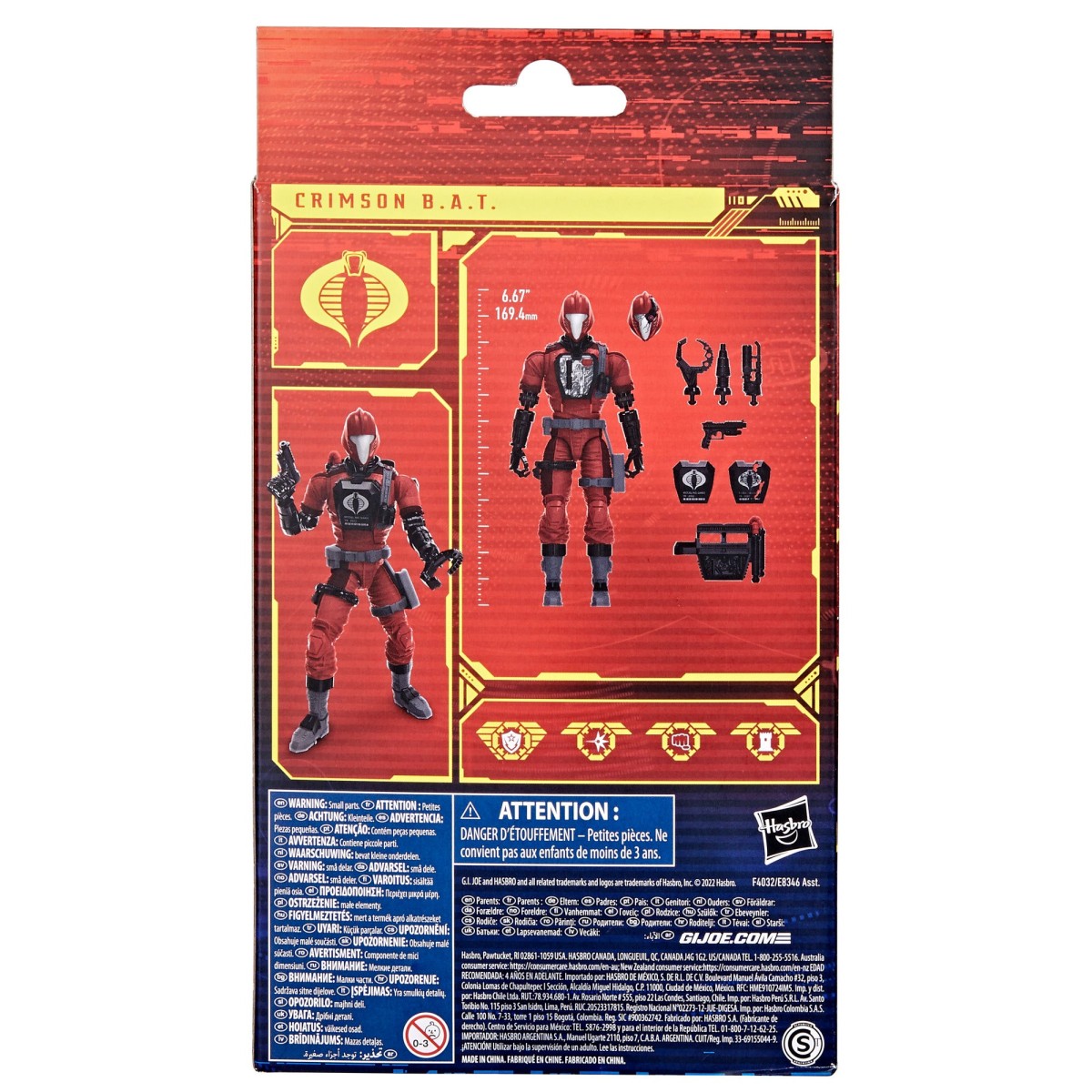 Hasbro G.I.JOE Classified Serie - Crimson B.A.T.