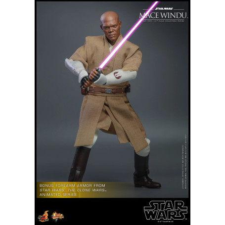 Hot toys - Star Wars Attack of the Clones - Mace Windu 1/6