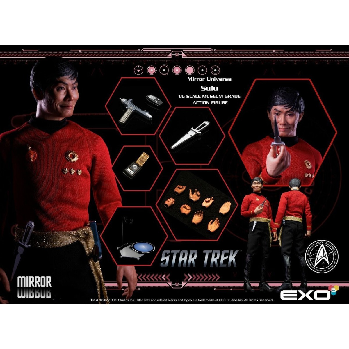 EXO-6 - Star Trek: The Original Series figure 1/6 Mirror Universe Sulu