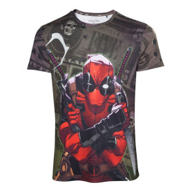 Marvel - T-shirt Deadpool Dollar Bills/ XXL