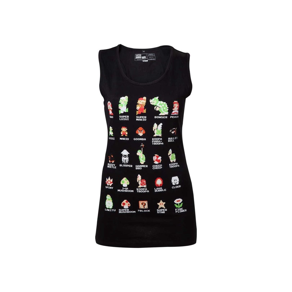 Mario - Débardeur Super Mario Cast Femme / XS