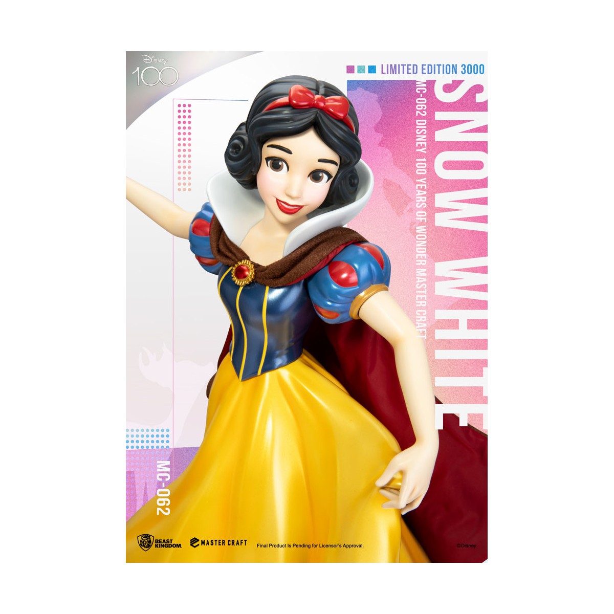 Disney Beast Kingdom - Master Craft Snow White - Disney 100th