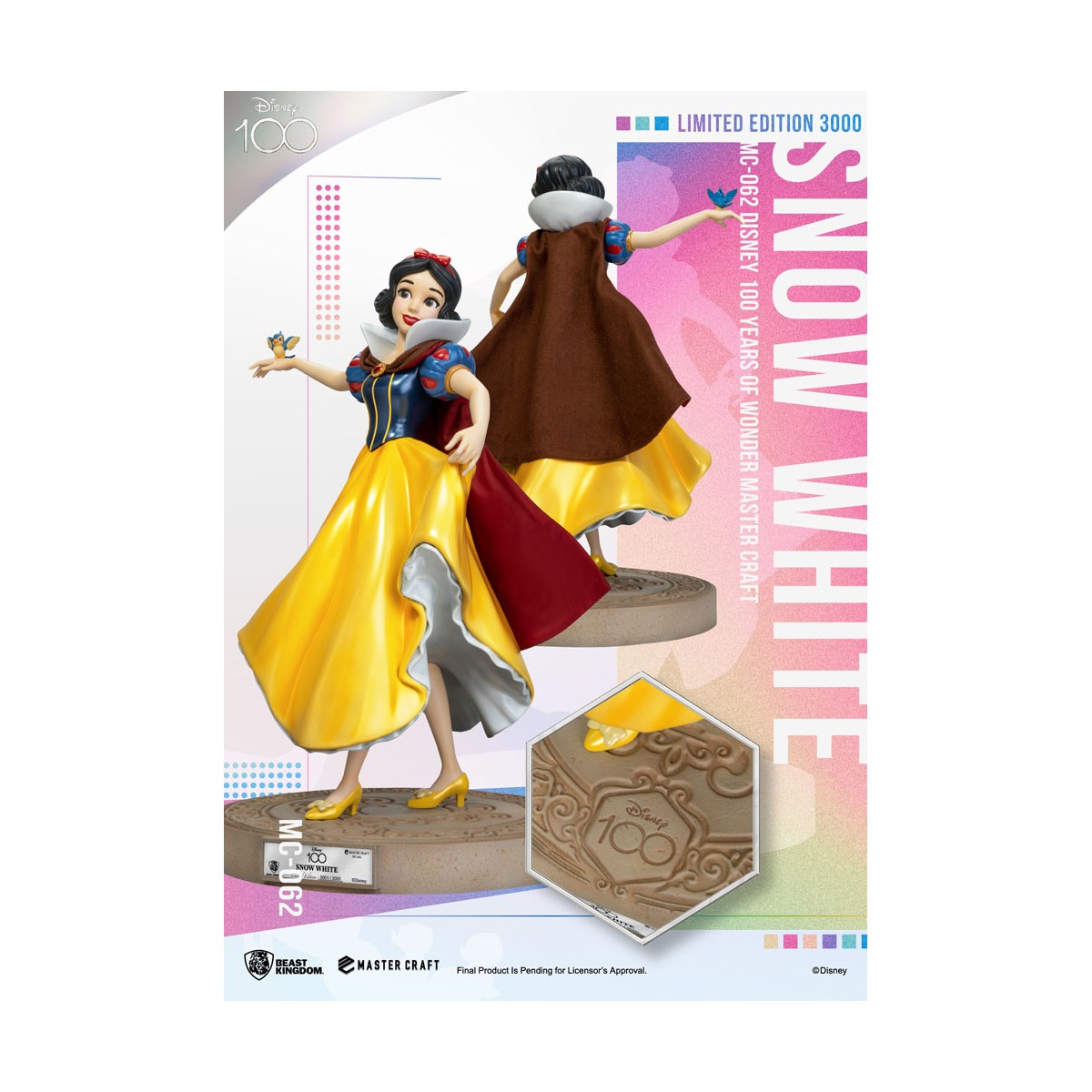 Disney Beast Kingdom - Master Craft Snow White - Disney 100th