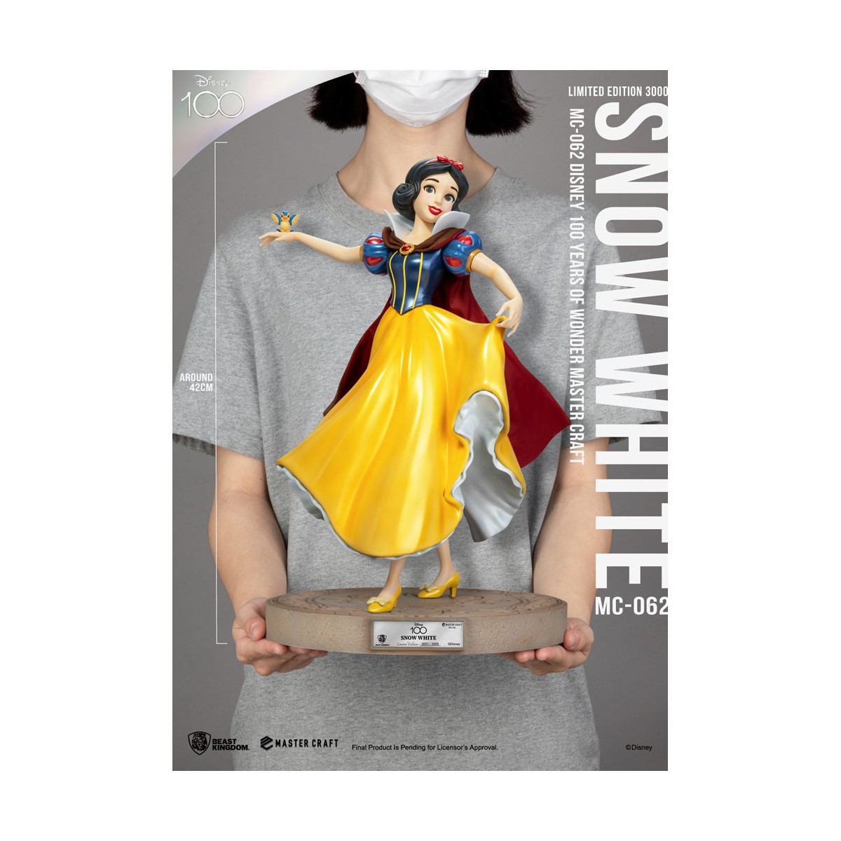 Disney Beast Kingdom - Master Craft Snow White - Disney 100th