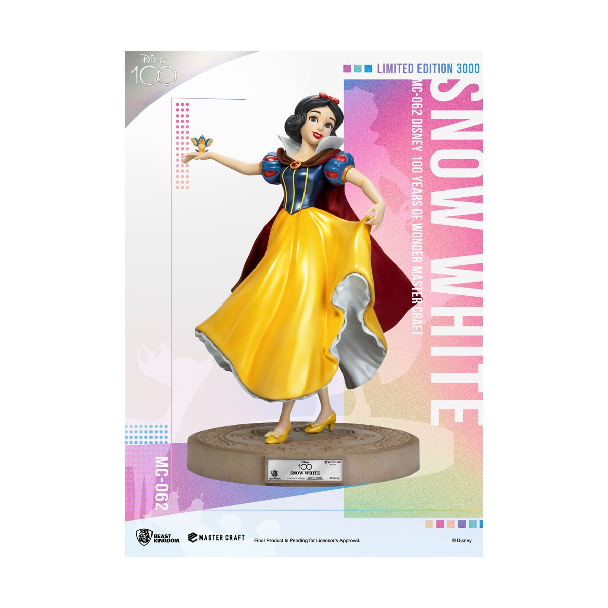 Disney Beast Kingdom - Master Craft Snow White - Disney 100th
