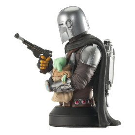 Gentle Giant - bust 1/6 The Mandalorian with Grogu - Star Wars: The Mandalorian