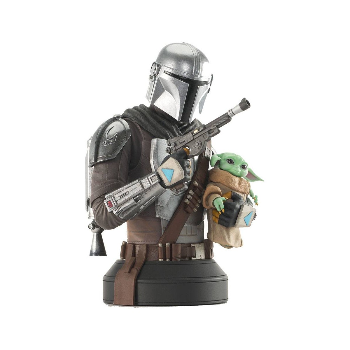 Gentle Giant - bust 1/6 The Mandalorian with Grogu - Star Wars: The Mandalorian