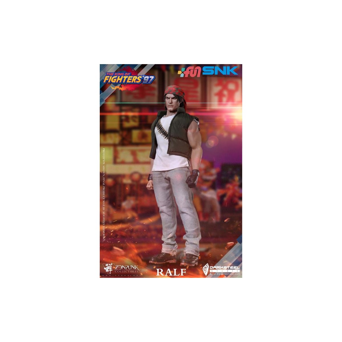 DarkSteel Toys × ZenPunk - Ralph Jones 1/6 - The King of Fighters 97
