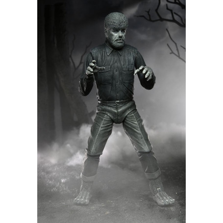 NECA - Ultimate The Wolf Man Black & White Version - Universal Monsters