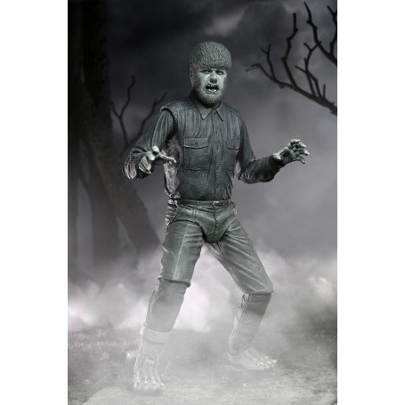 NECA - Ultimate The Wolf Man Black & White Version - Universal Monsters