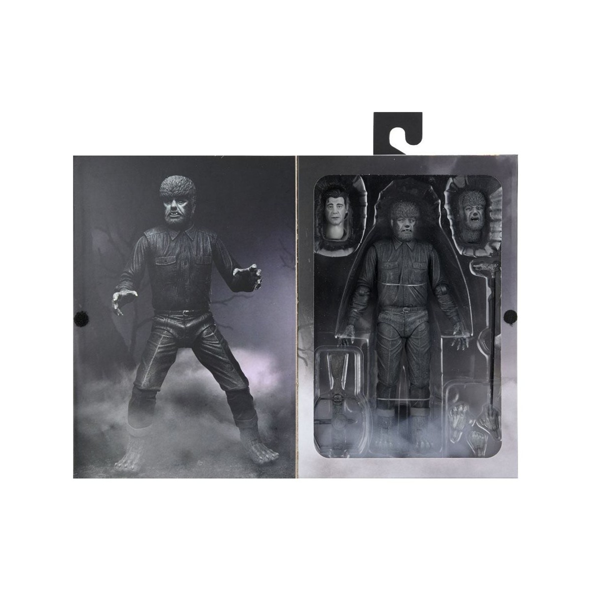 NECA - Ultimate The Wolf Man Black & White Version - Universal Monsters