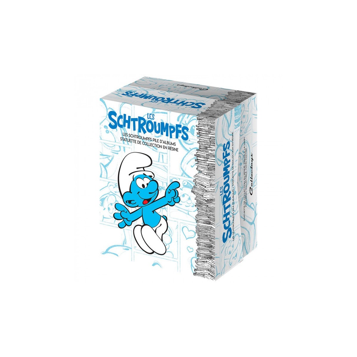 Collectoys - The Smurfs - The Smurfs with a pile of books