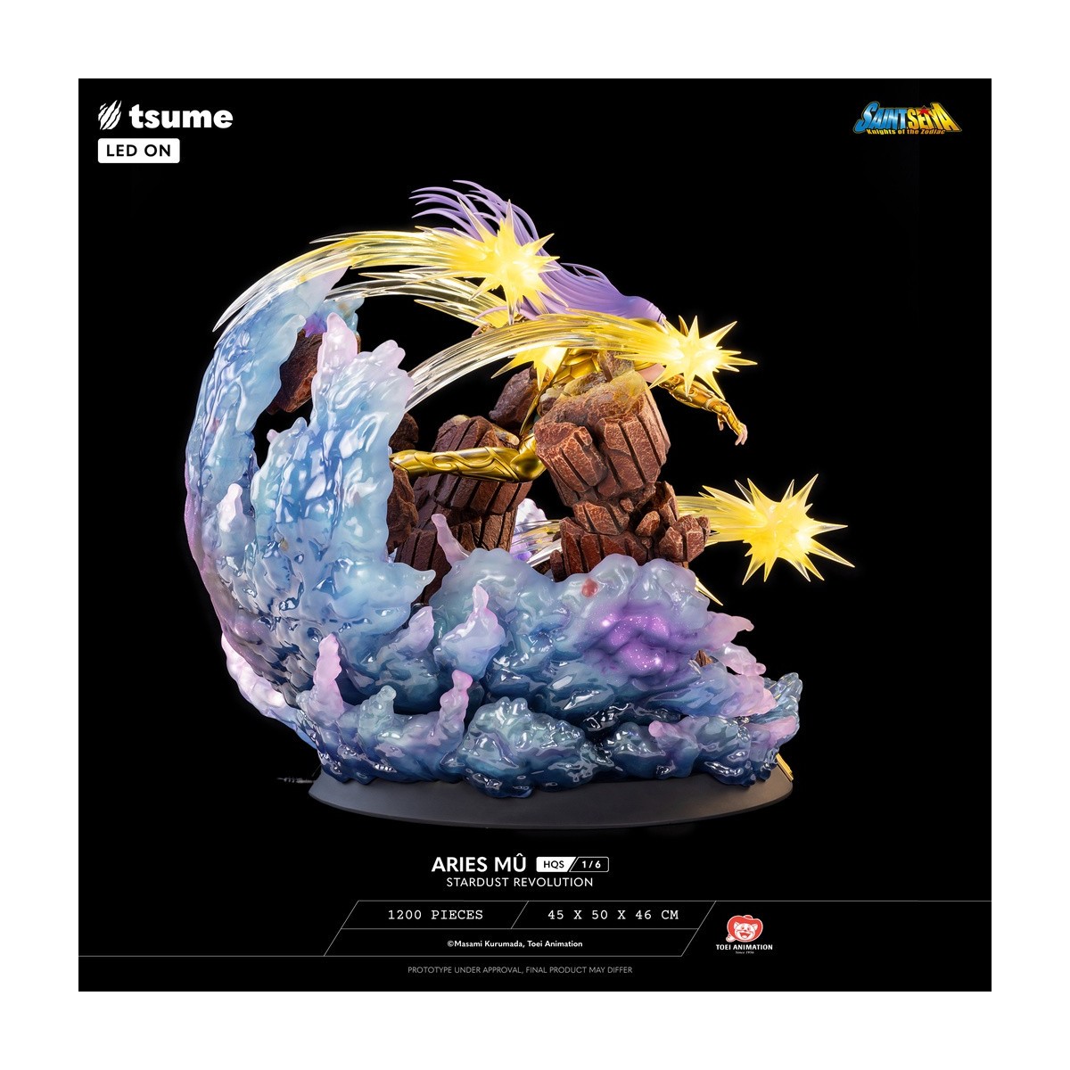 Tsume Statue HQS Saint Seiya - Aries Mû Stardust Revolution 1/6